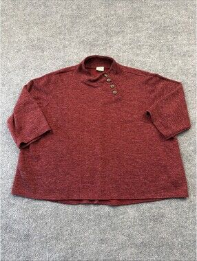 St John’s Bay Burgandy Sweater 3xL